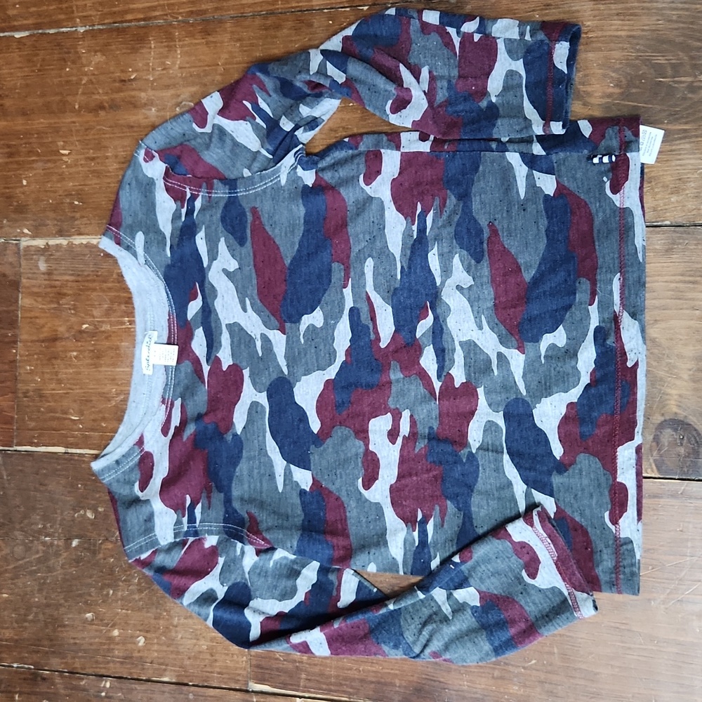 Splendid camo long sleeve tshirt